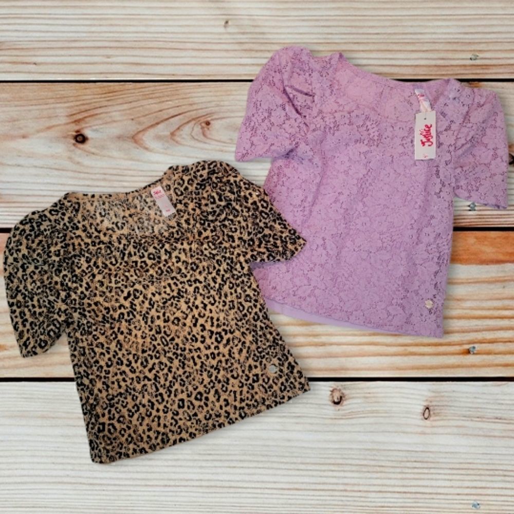 Justice Lace Tops with Cami Bundle - NWT